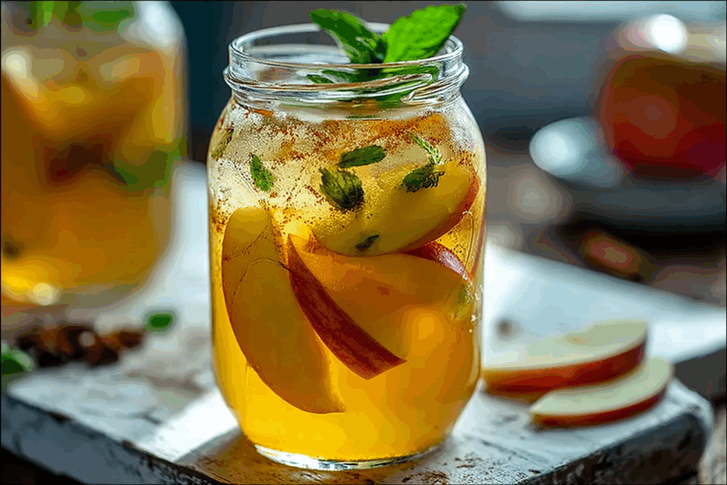 Easy Iced Apple Green Tea
