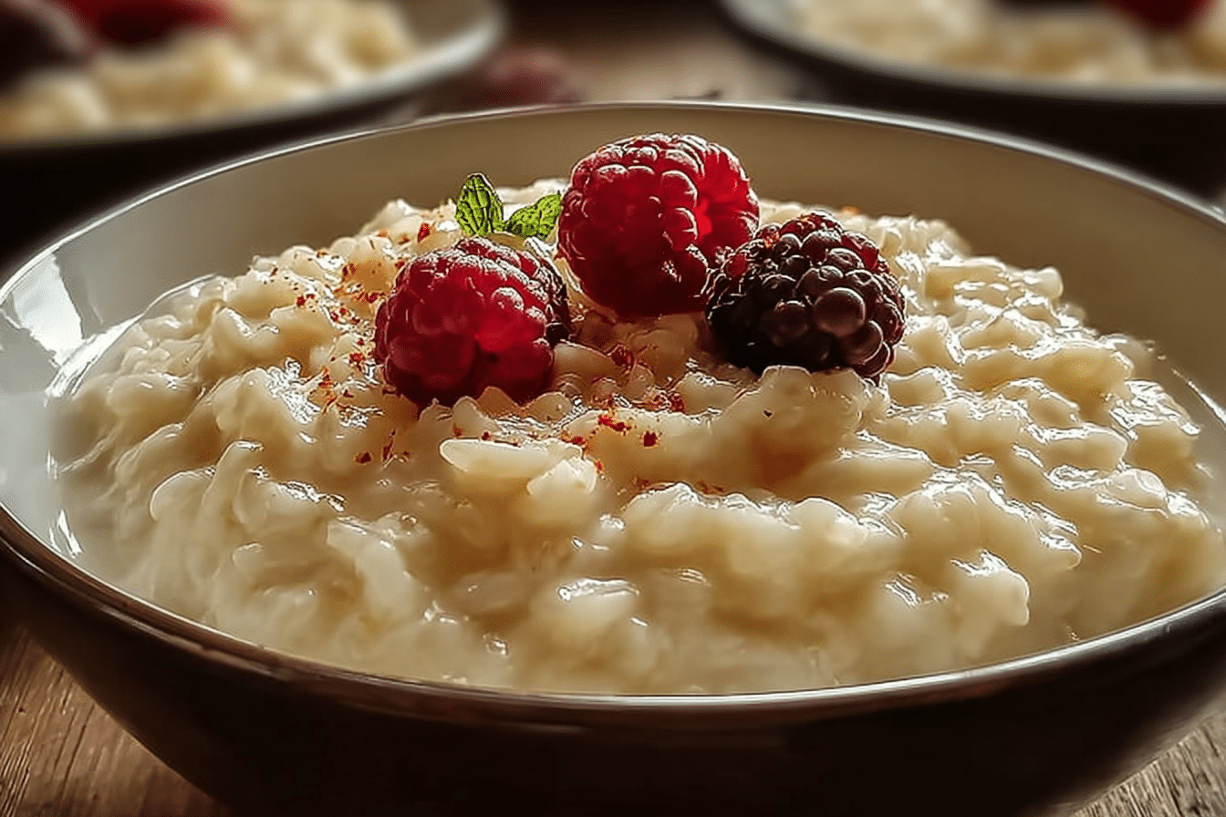 Creamy Rice Pudding