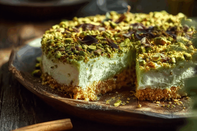 Tropical Pistachio Bliss Cake