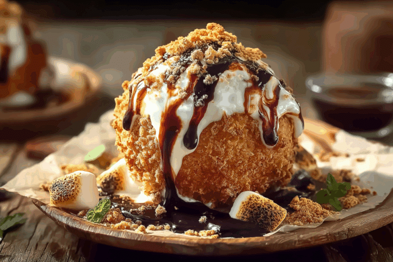 Fried S’mores Bombs