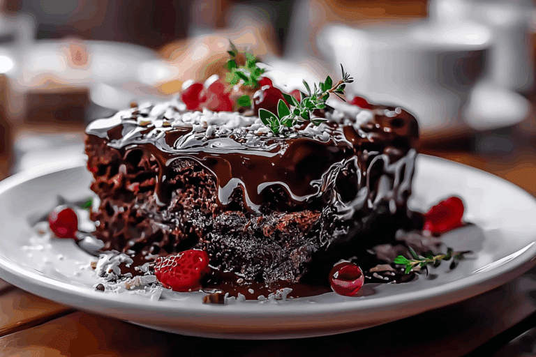 Hot Fudge Chocolate Pudding Cake
