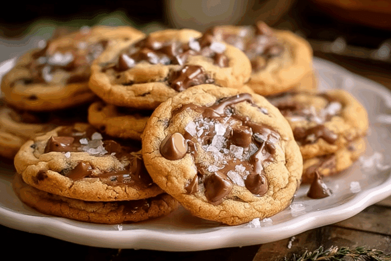 Caramel Chocolate Chip Cookies