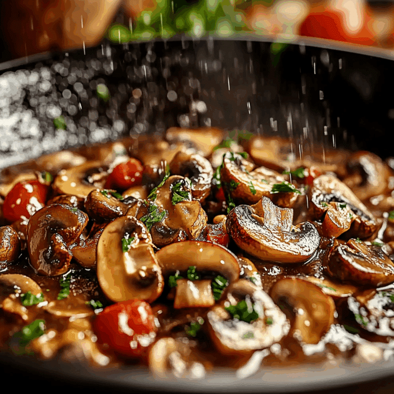 Italian Sauteed Mushrooms