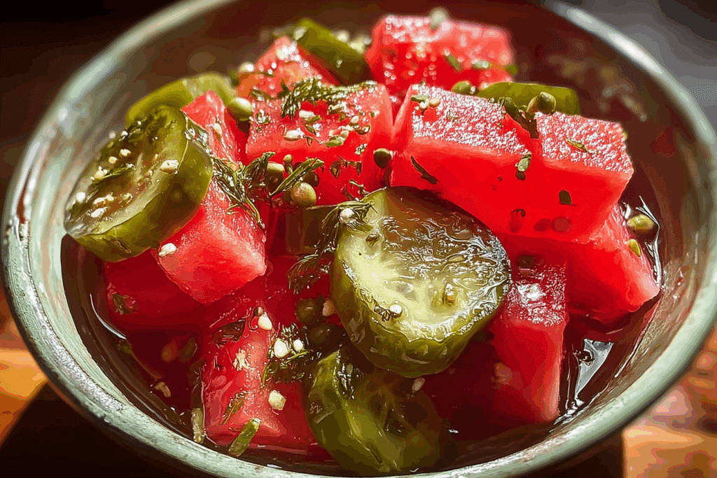 Watermelon & Pickle Snack