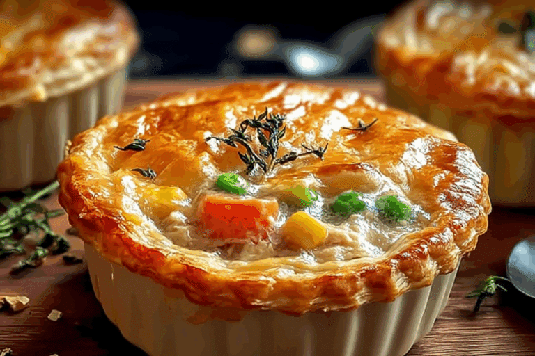 Easy Mini Chicken Pot Pies