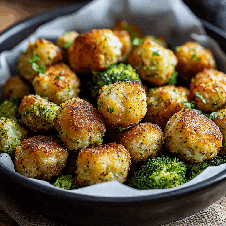 4 Ingredient Broccoli Tater Tots