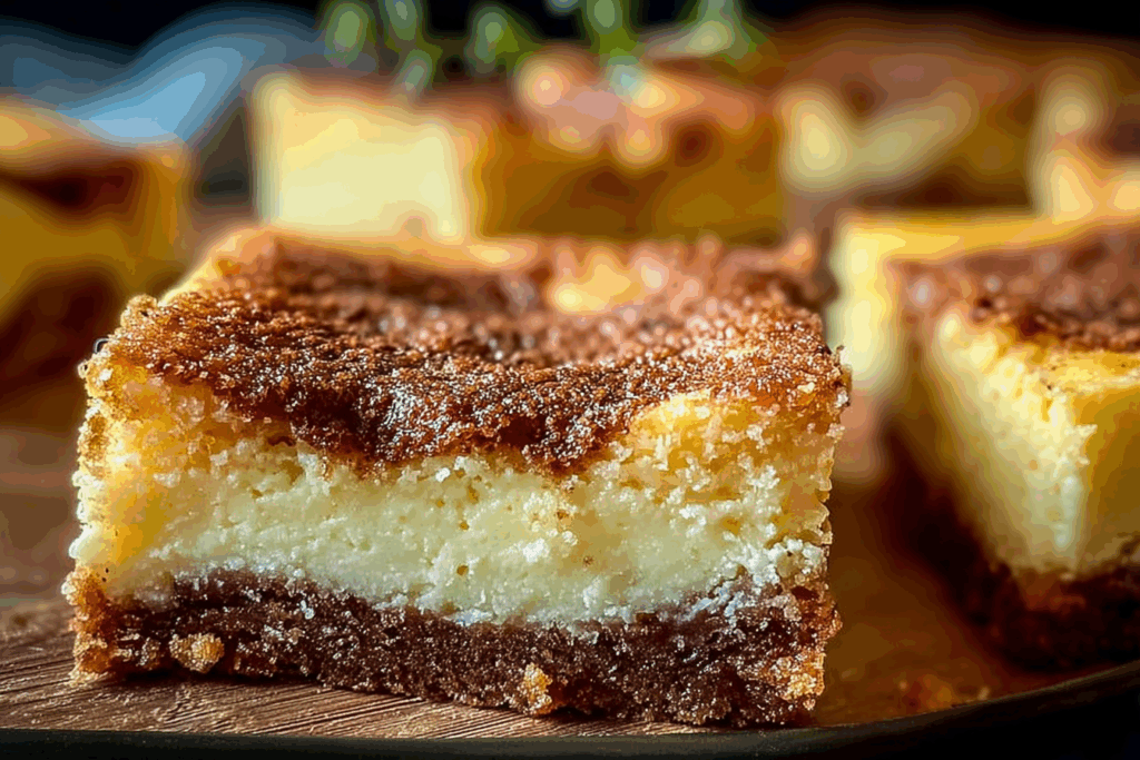 Gooey Butter Cream Cheese Cake Mix Bars