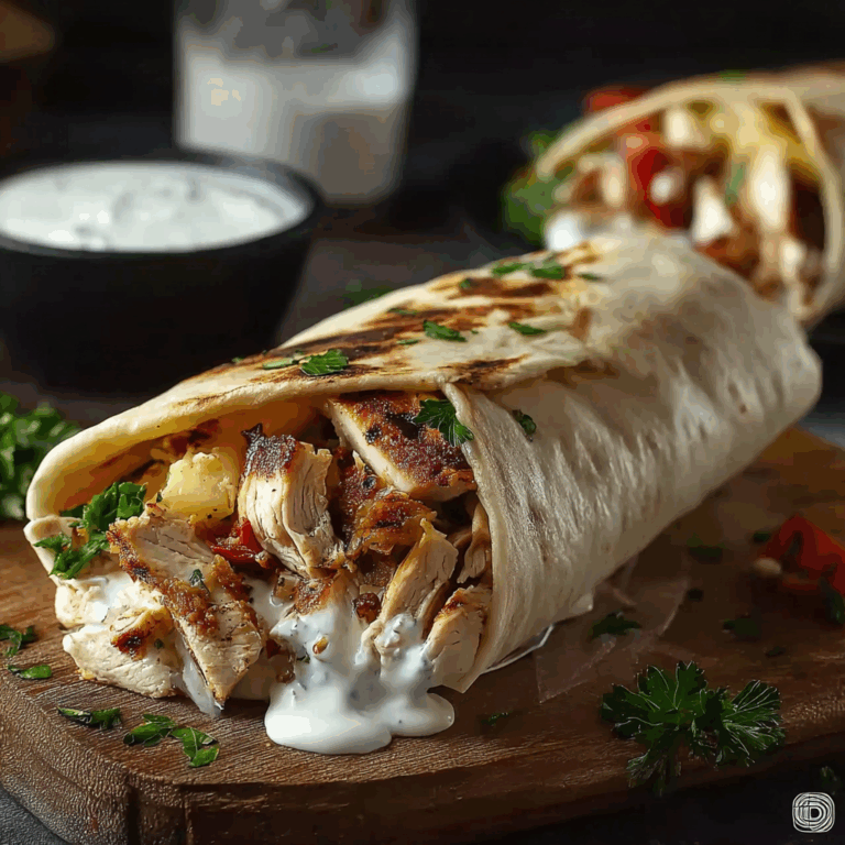 Chicken Shawarma Wrap