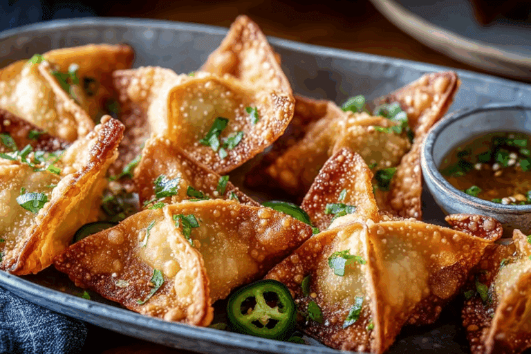 Crispy Jalapeño Corn Wontons