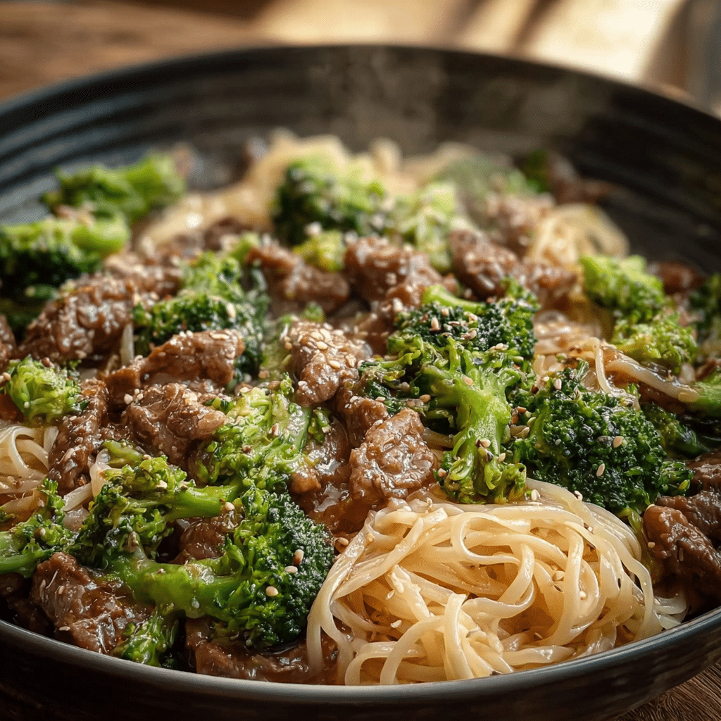 Easy Beef & Broccoli Noodles