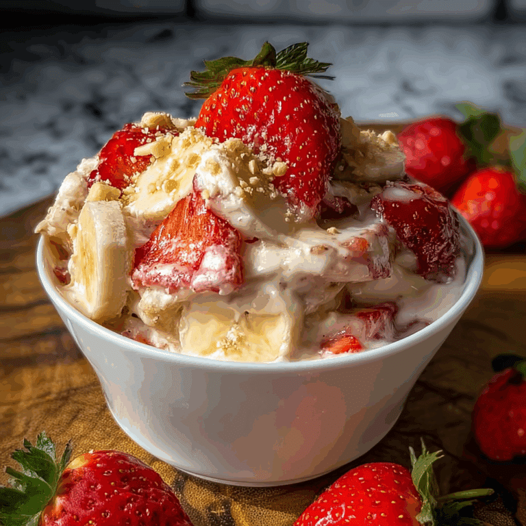 Easy Strawberry Banana Pudding