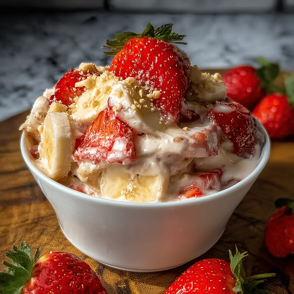 Easy Strawberry Banana Pudding
