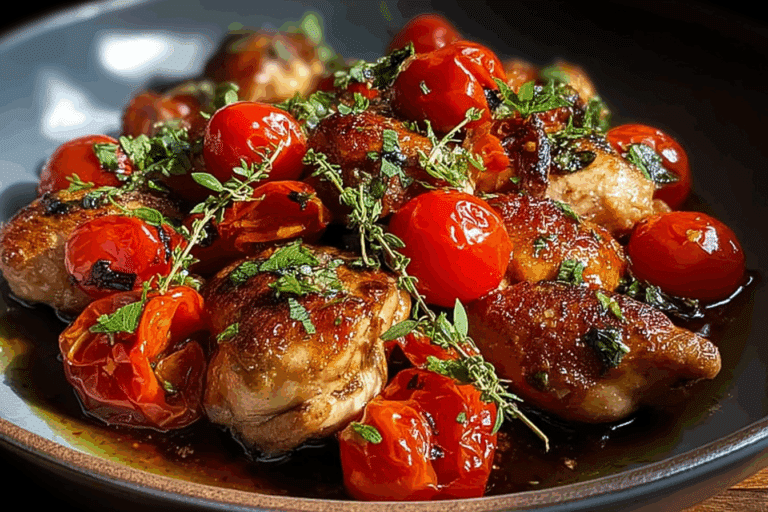 Balsamic Chicken and Tomatoes