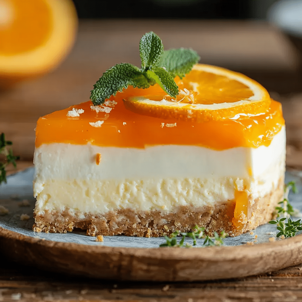 Orange Creamsicle Cheesecake