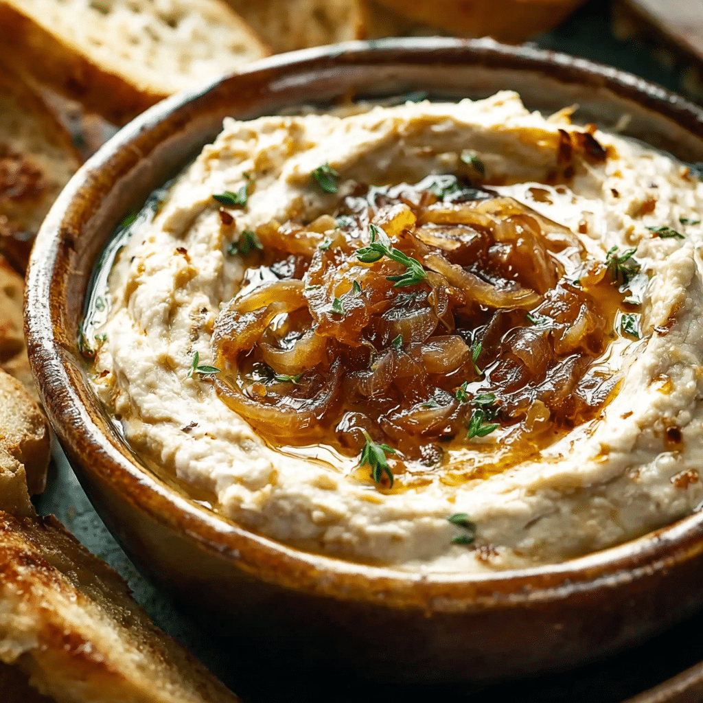 Rich and Savory Caramelized Onion Dip—Gordon Ramsay style