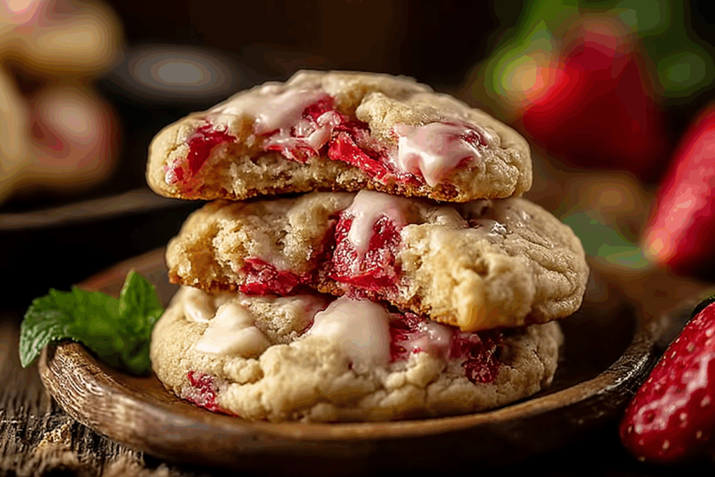 Strawberry Cheesecake Cookies Recipe