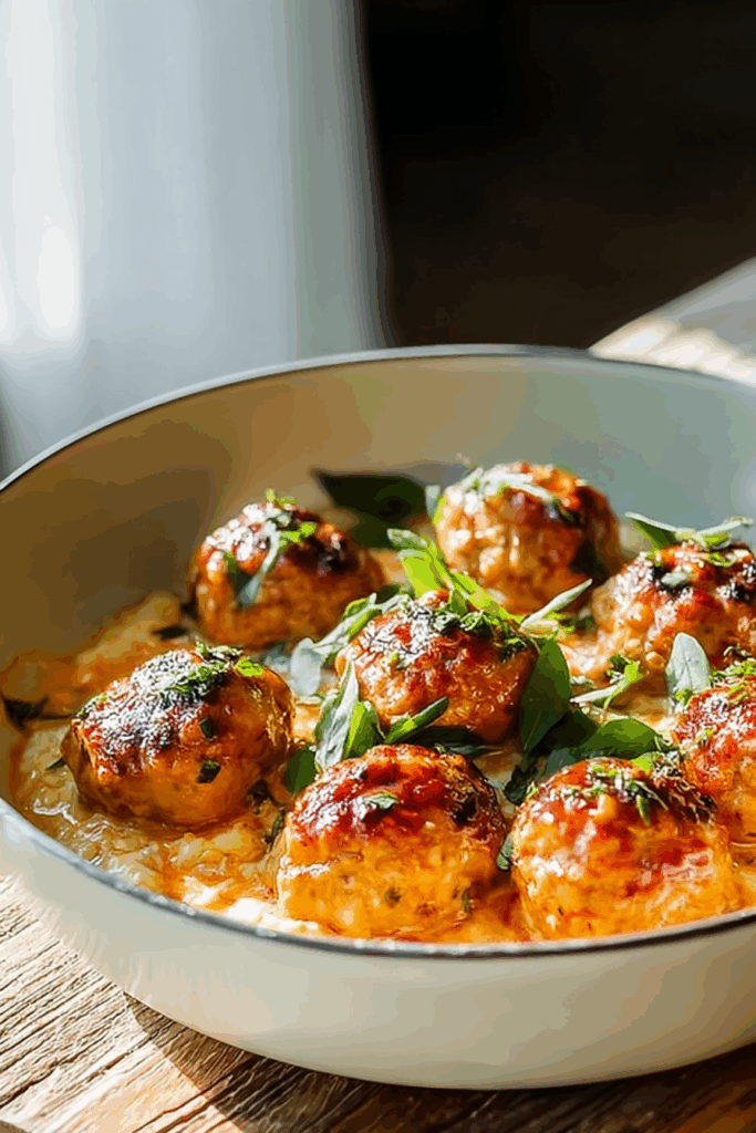 Marry Me Chicken Meatballs