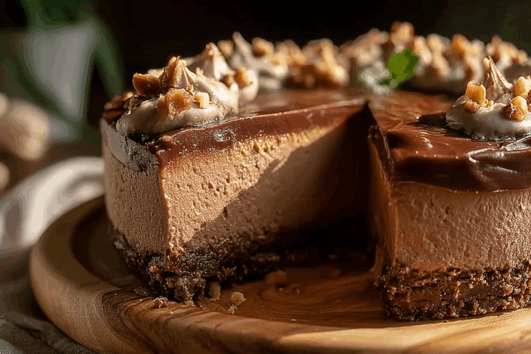 No Bake Nutella Cheesecake