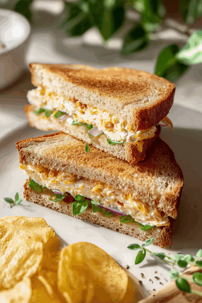 Cheese and Onion Sandwich