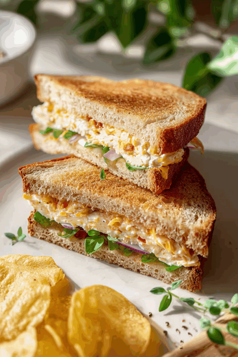Cheese and Onion Sandwich