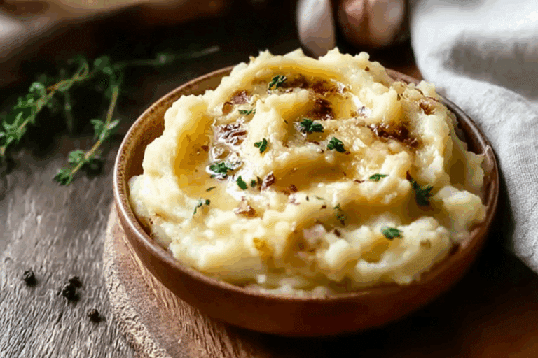 Roasted Garlic Mashed Potatoes
