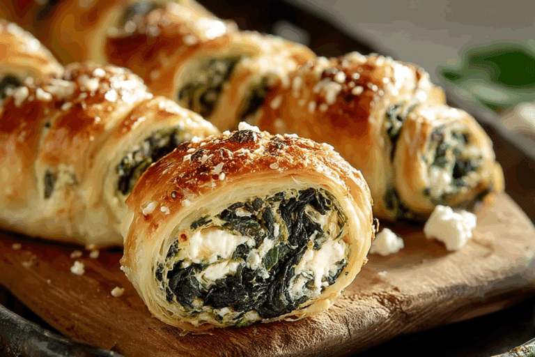 Spinach and Ricotta Rolls {Oven or Air Fryer}
