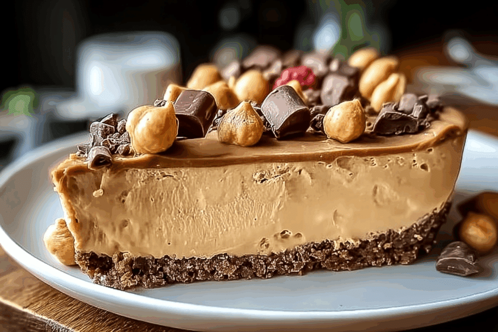 No-Bake Peanut Butter Cheesecake