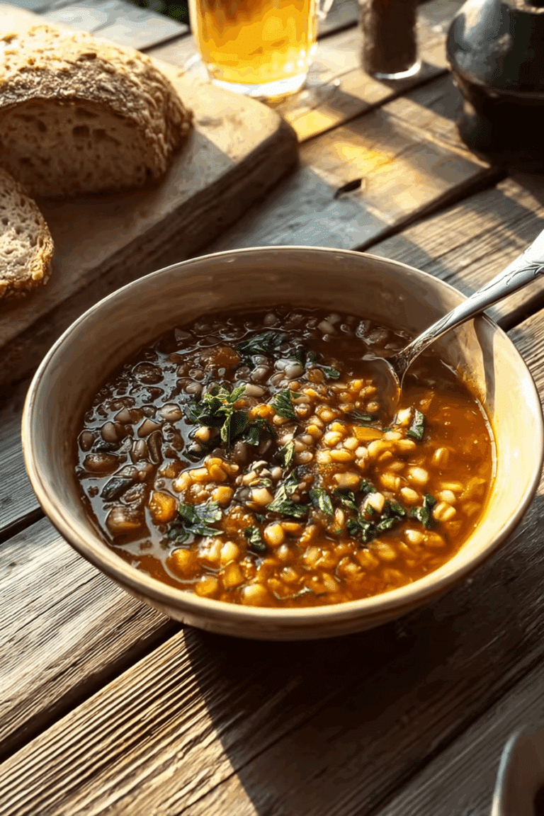 Persian Barley & Herb Stew