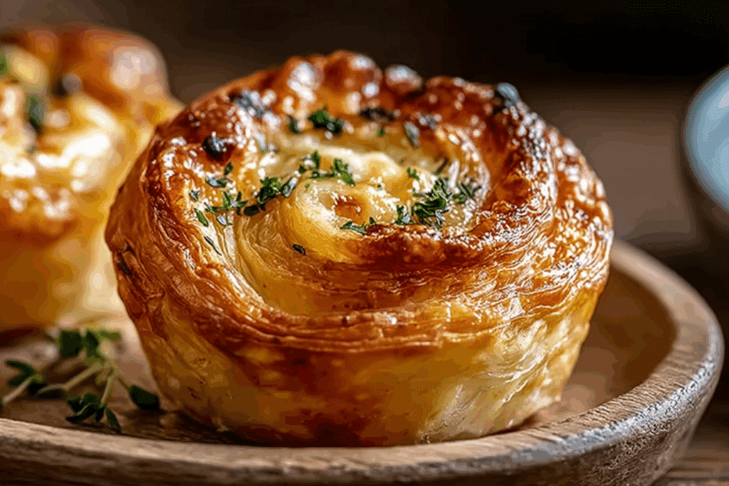 Cheesy Garlic Cruffin Recipe