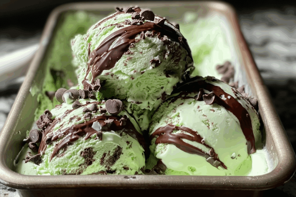 Mint Chocolate Chip Ice Cream