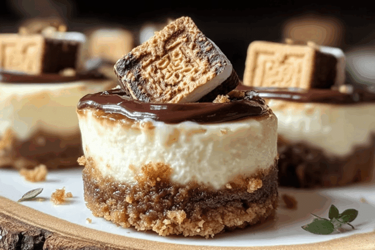 Mini S’Mores Cheesecakes