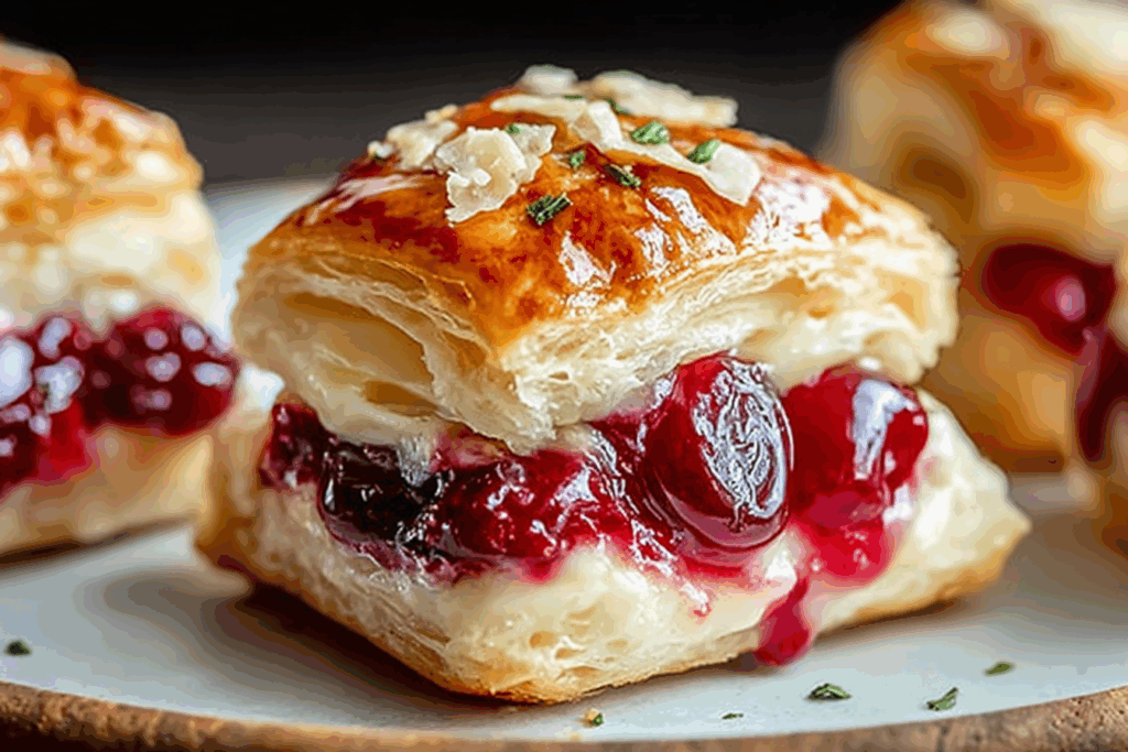 Cherry Cheese Danish Sliders