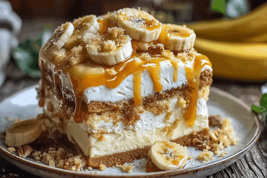 Banana Pudding Cheesecake Cake