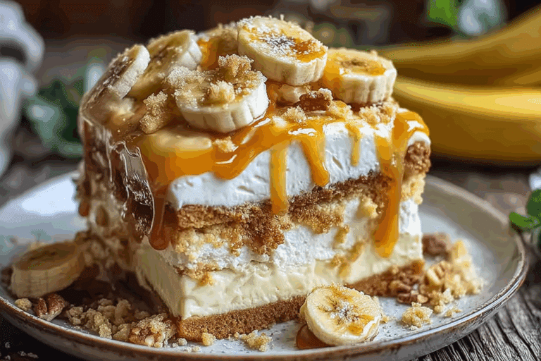 Banana Pudding Cheesecake Cake
