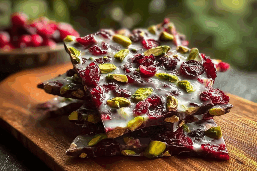 Pistachio Cranberry Bark