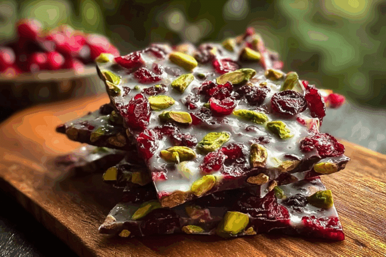 Pistachio Cranberry Bark
