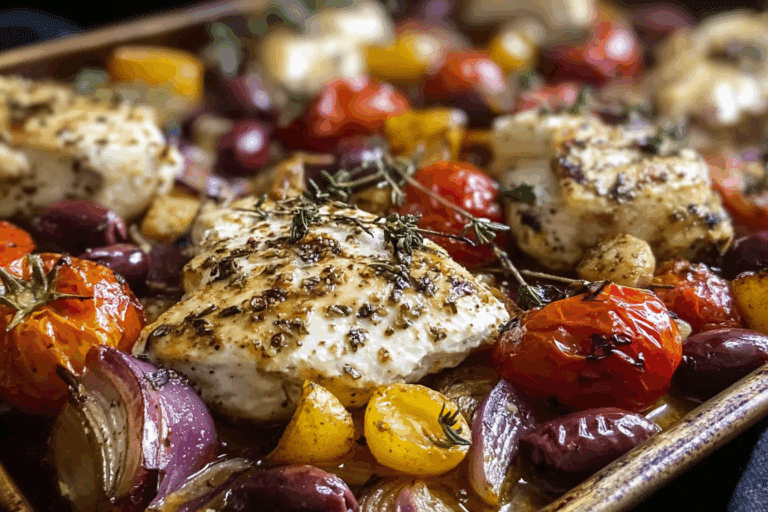 Greek Sheet Pan Chicken (Easy Family-Friendly Recipe)