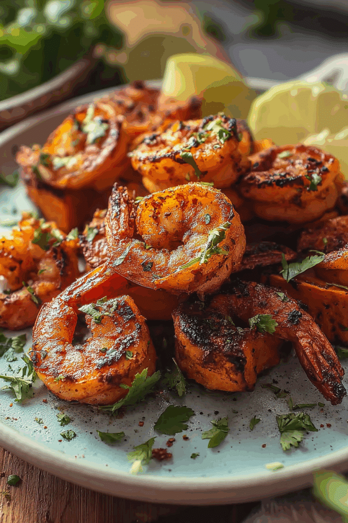 Cajun Shrimp Sweet Potato Bites