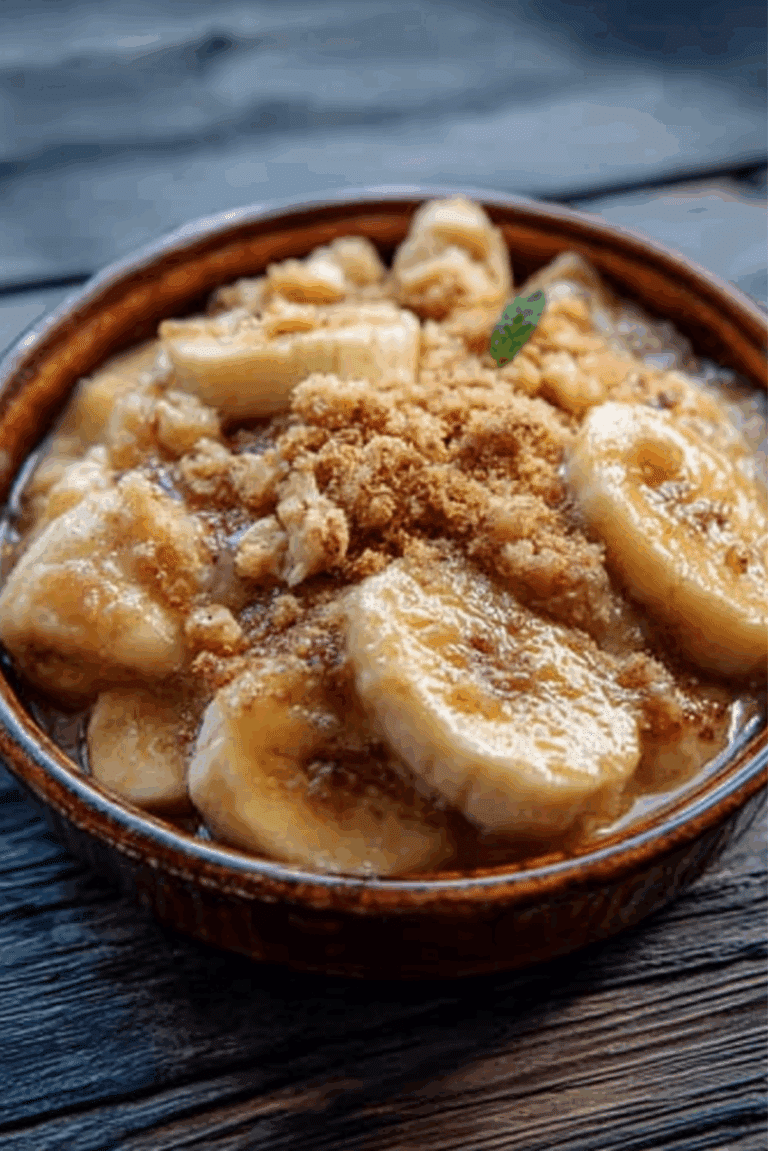 Southern Banana Cobbler