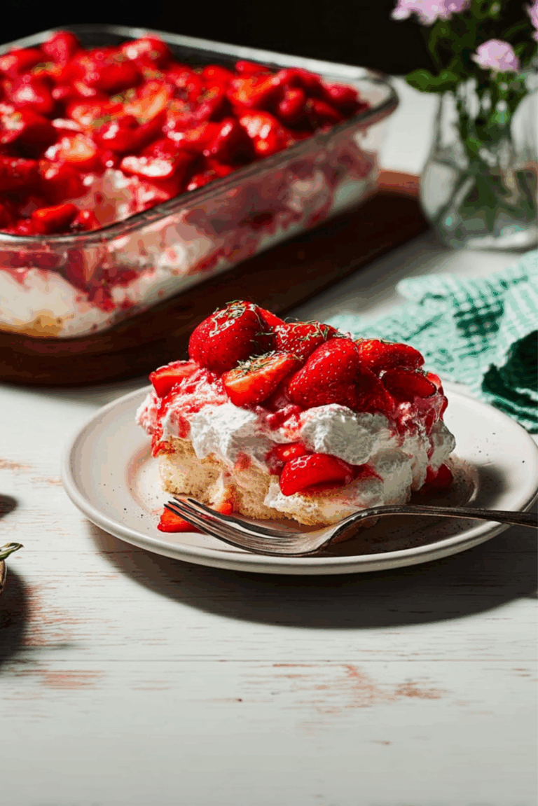 Strawberry Angel Cake