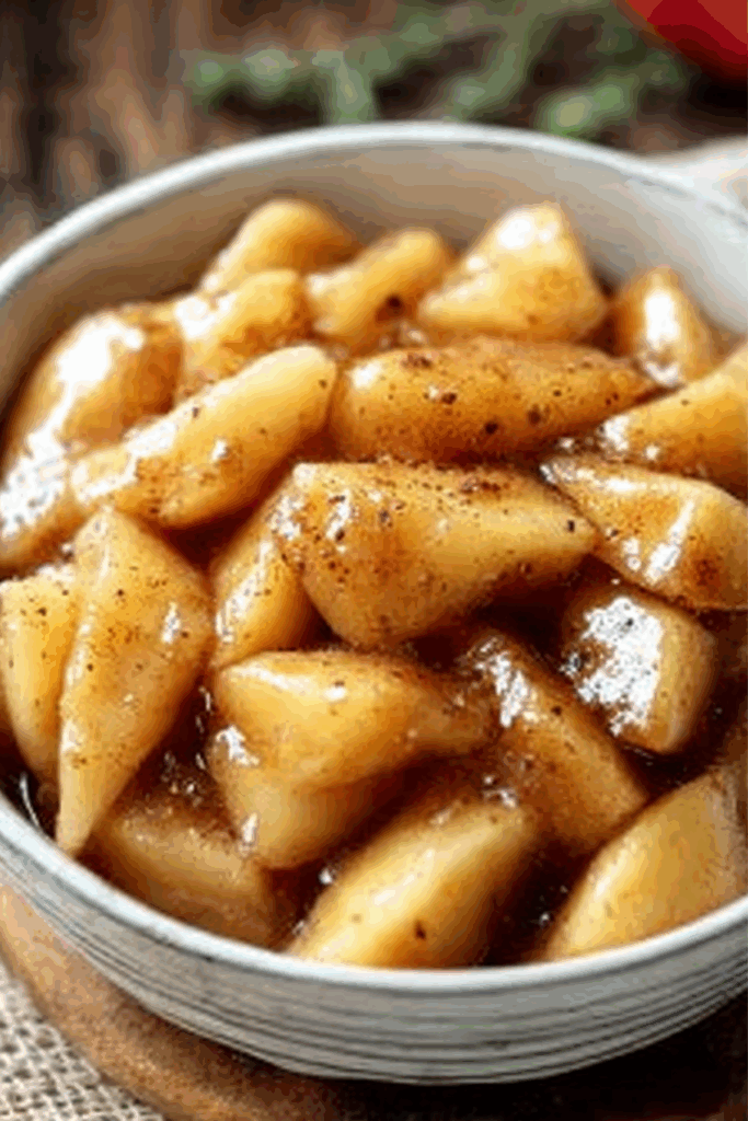 Easy Slow Cooker Cracker Barrel Fried Apples