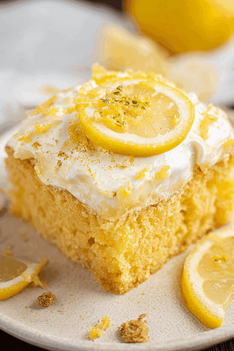 Lemon Poke Cake