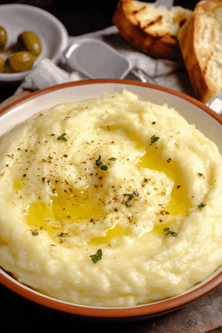 Greek Garlic Potato Dip (Skordalia)