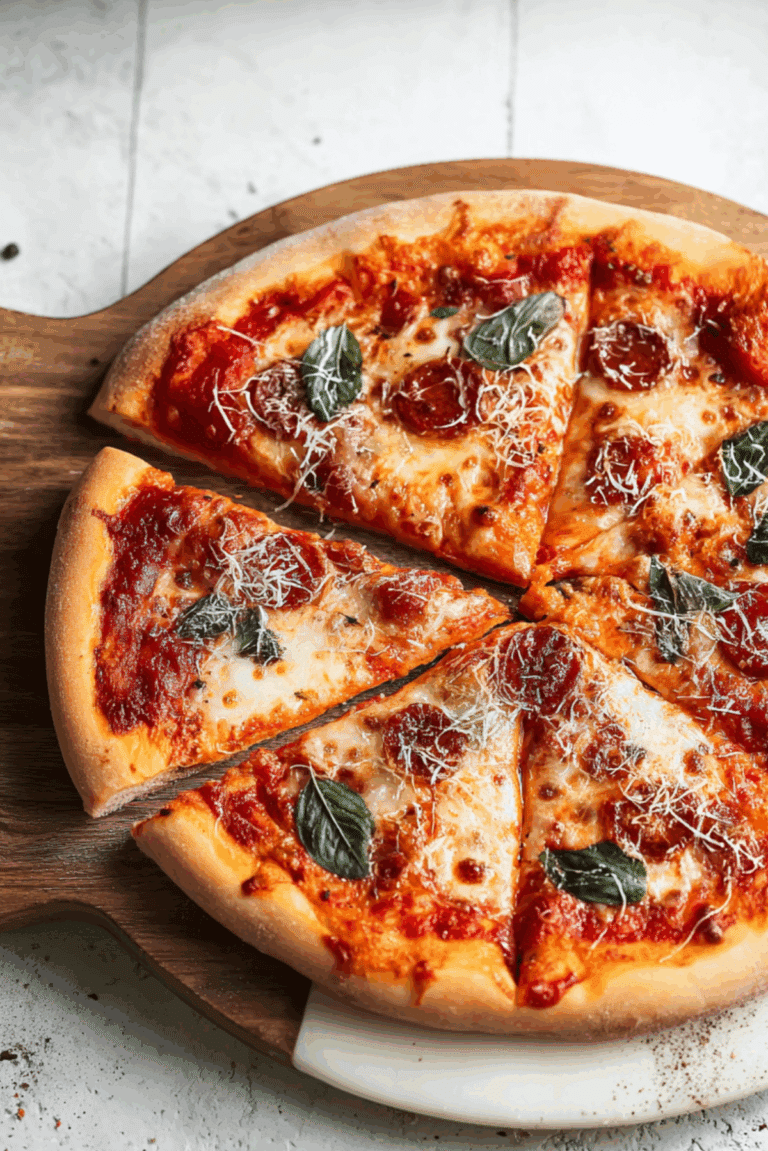 Homemade Pizza Margherita