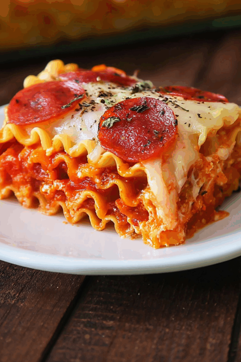 Pepperoni Pizza Lasagna Rolls
