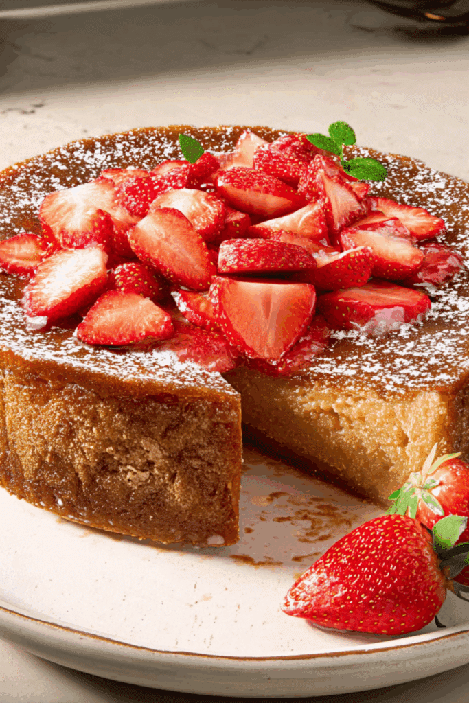 Strawberry Butter Cake