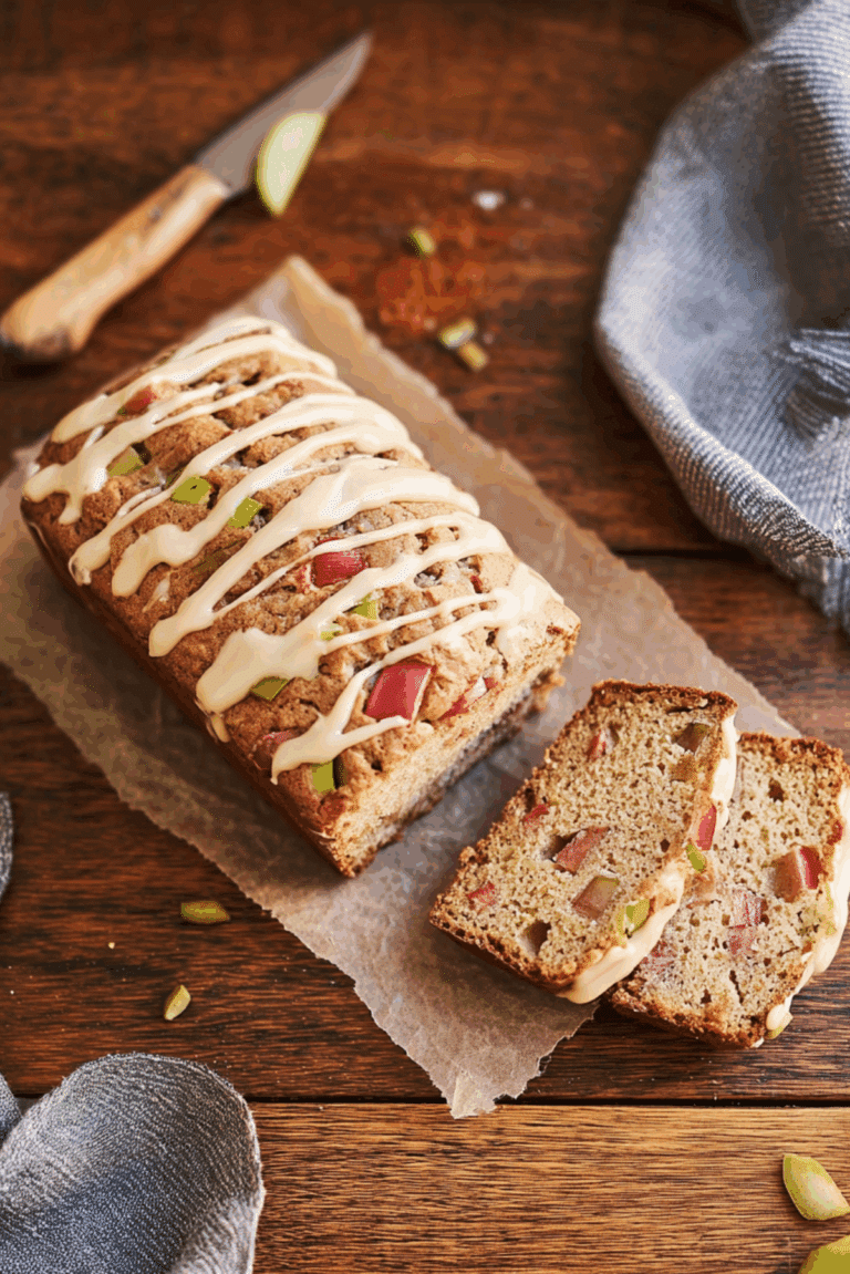 Cinnamon Rhubarb Bread