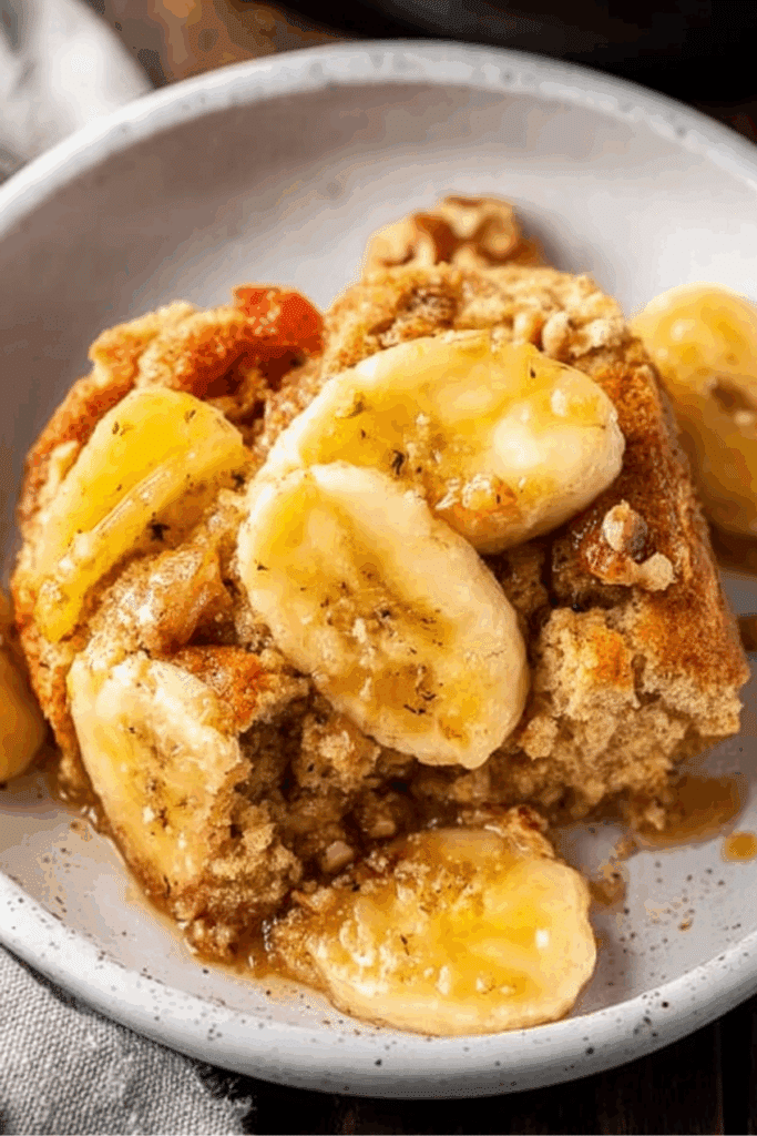 Bananas Foster Cobbler