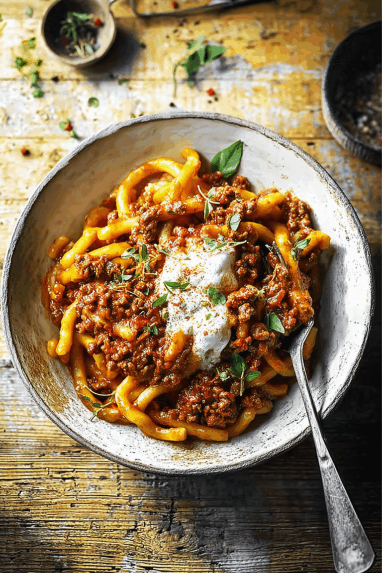 Pumpkin Beef Bolognese