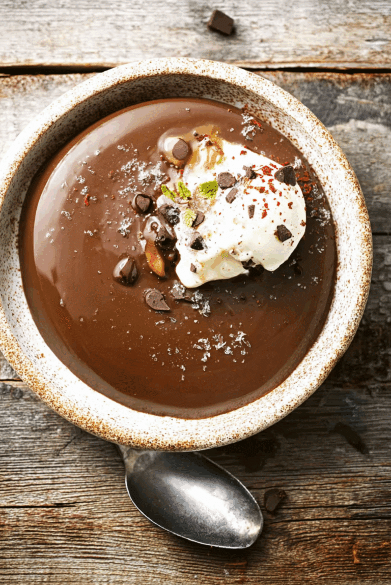 Chocolate Peanut Butter Panna Cotta